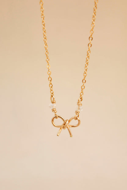 Bow Necklace